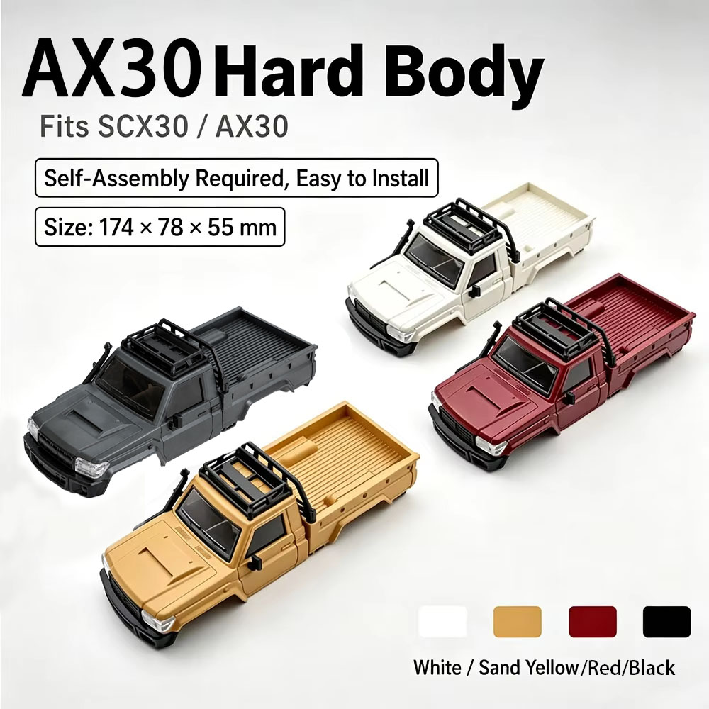 AX30 Pickup Hard Body Shell Fo - Rc Hobby Grade Truck 评论和价格