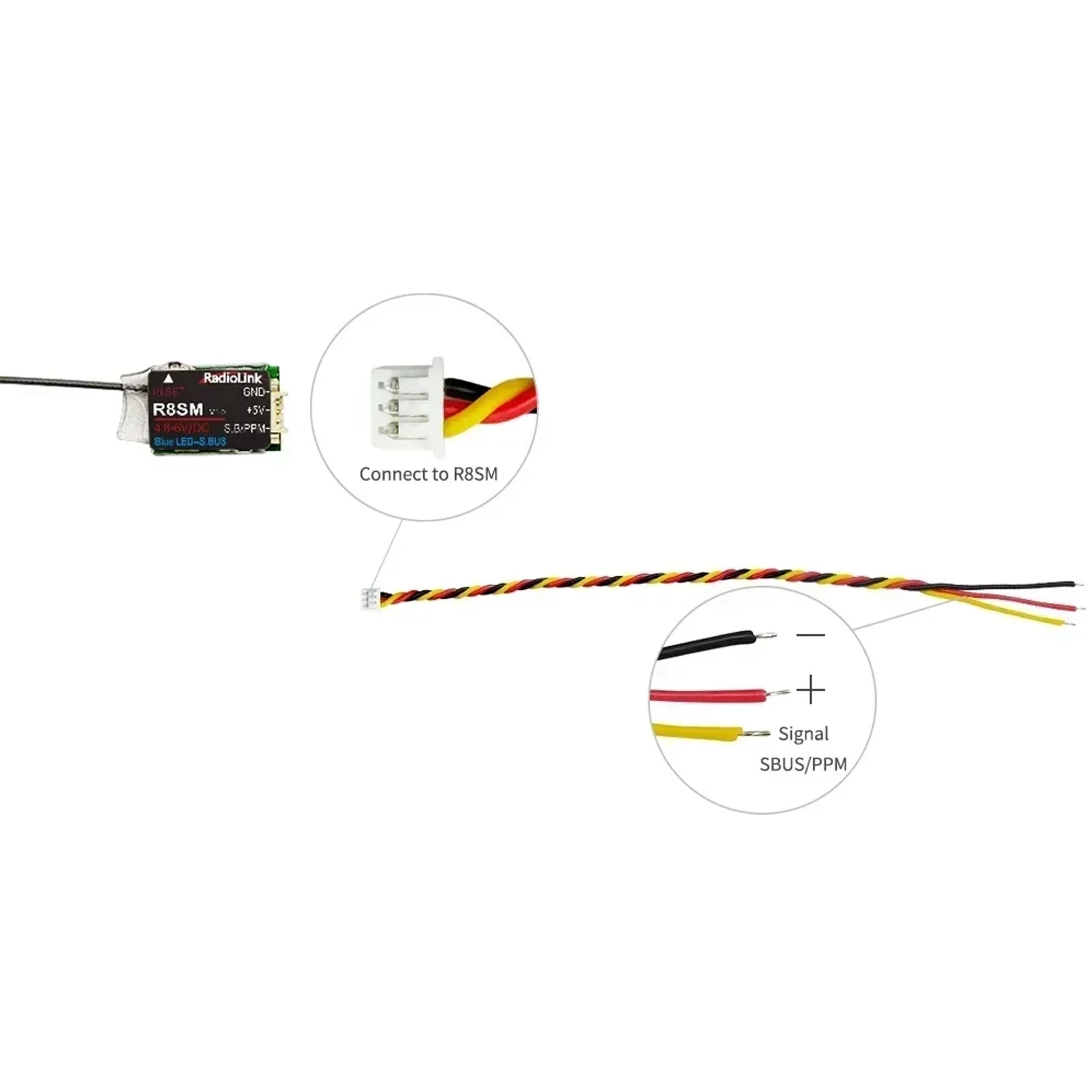 Radiolink R8SM 8 Channels 2.4G - Receiver Sbus 8Ch 评论和价格