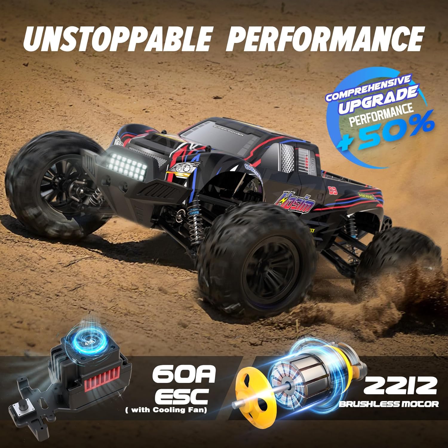 Brushless 1:10 RC Monster Truc - Rc Hobby Grade Monster Truck 评论和价格
