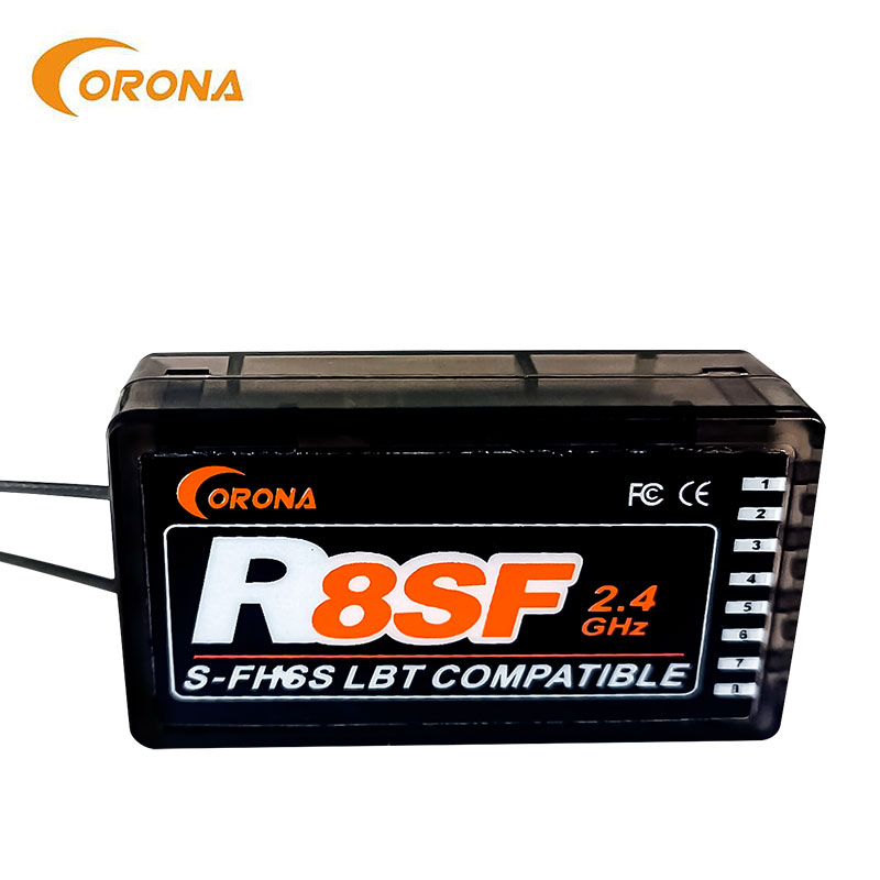 Corona R8SF 8CH 2.4GHz S‑FHSS  - Receiver Sbus 8Ch 评论和价格