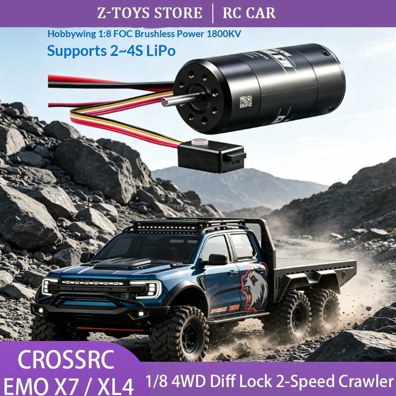 CROSSRC EMO X7 XL4 1/8 RC Craw - Rc Hobby Grade Truck 评论和价格