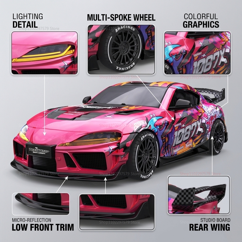 1:43 Scale 20KM/H RC Drift Car - Rc Hobby Toucan 评论和价格