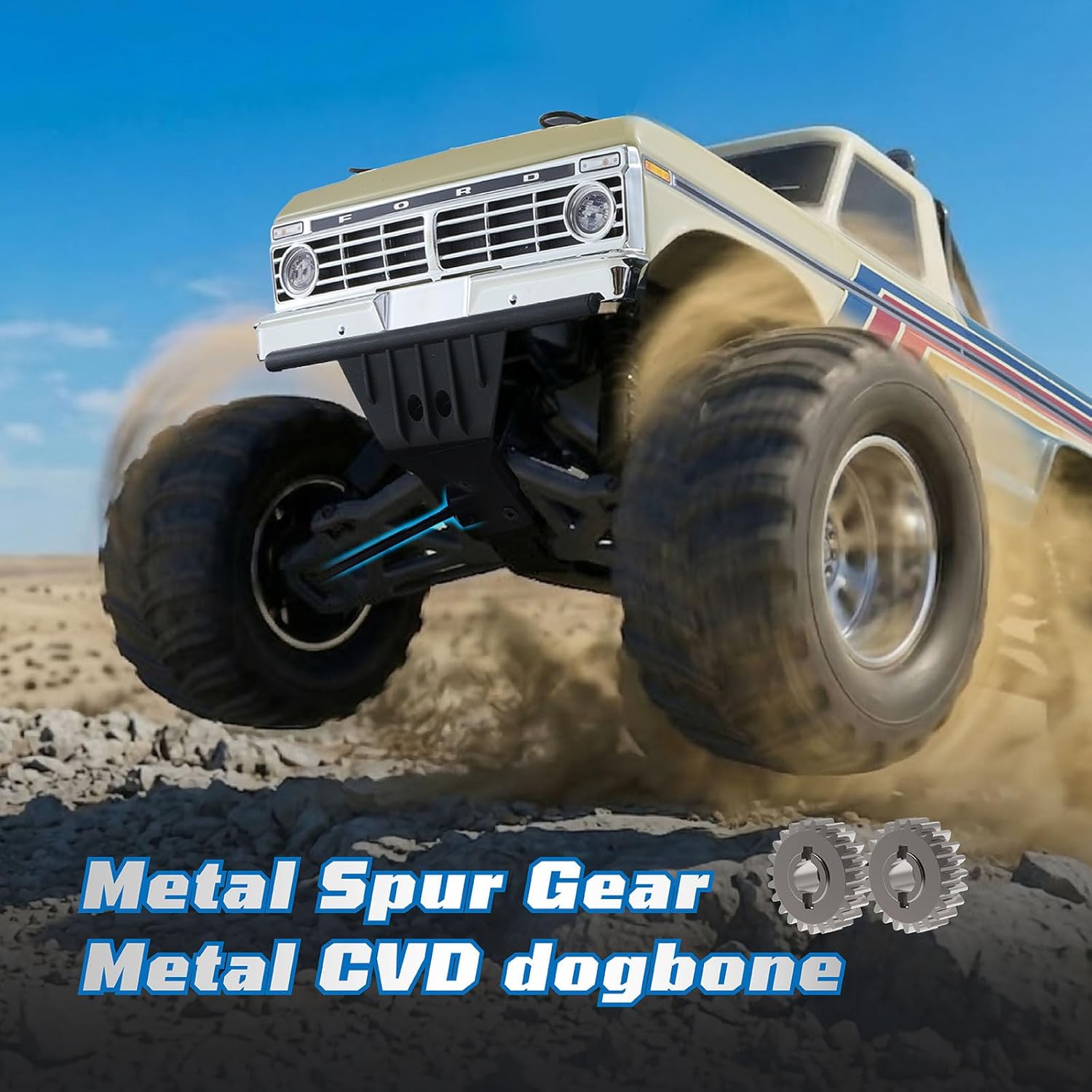 1/10 Ford F-100 Brushless Mons - Rc Hobby Grade Monster Truck 评论和价格