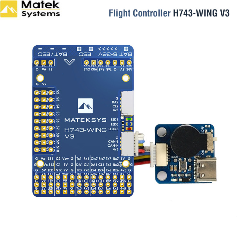 MATEK H743 WING V3 Flight Cont - Rc Plane Hobby Zone 评论和价格