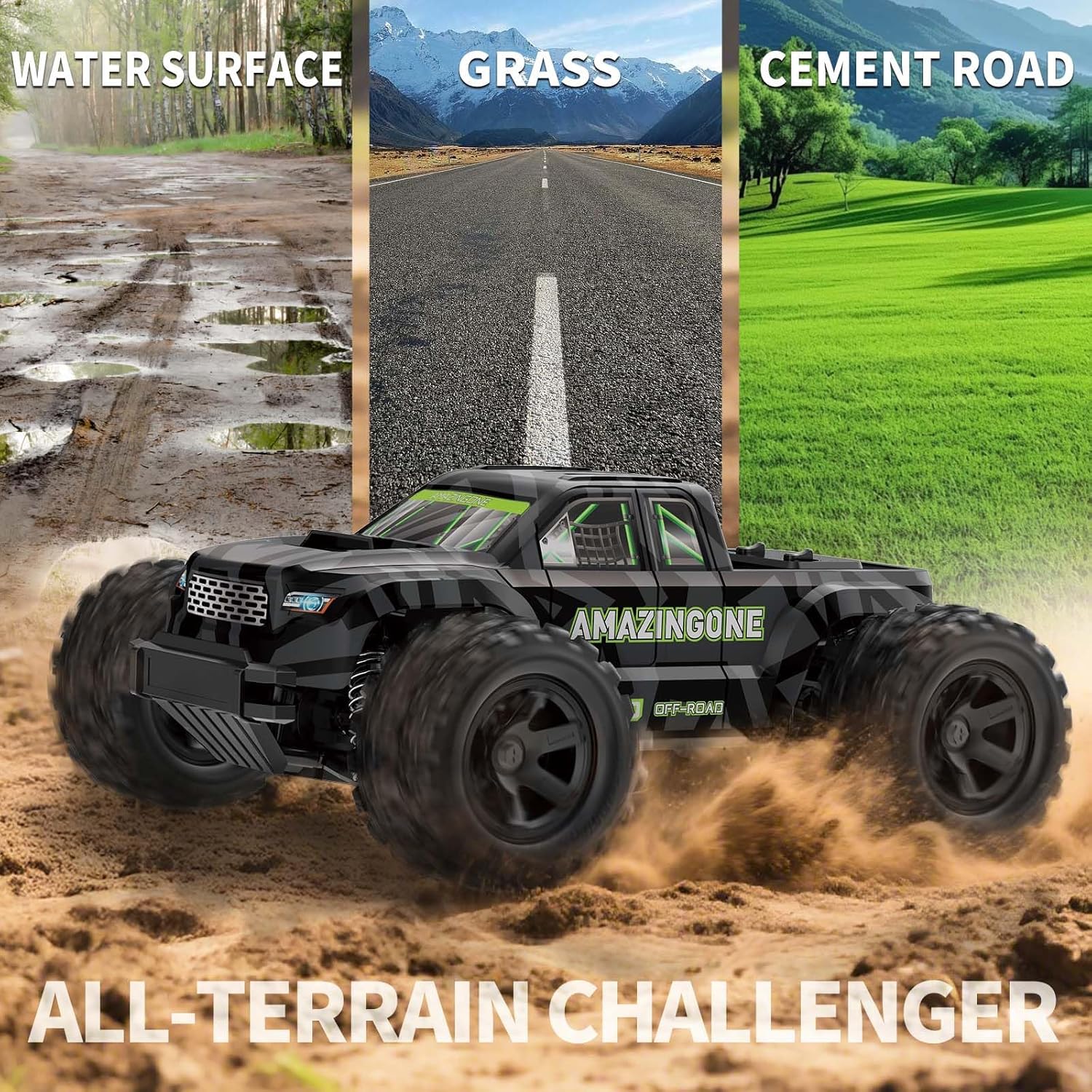 JT18W 1/18 Scale High Speed 35 - Rc Hobby Grade Monster Truck 评论和价格